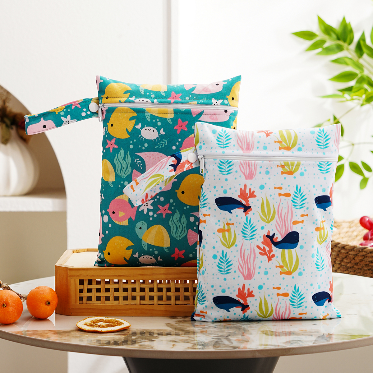 Dry Bag Roll Top - Elinfant 2pcs Waterproof Mini Storage Bag