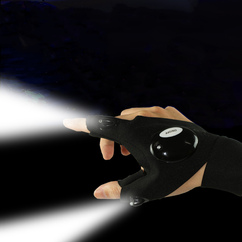 Fingerless Glove LED Flashligh - Spearfishing Glove recensie en prijs