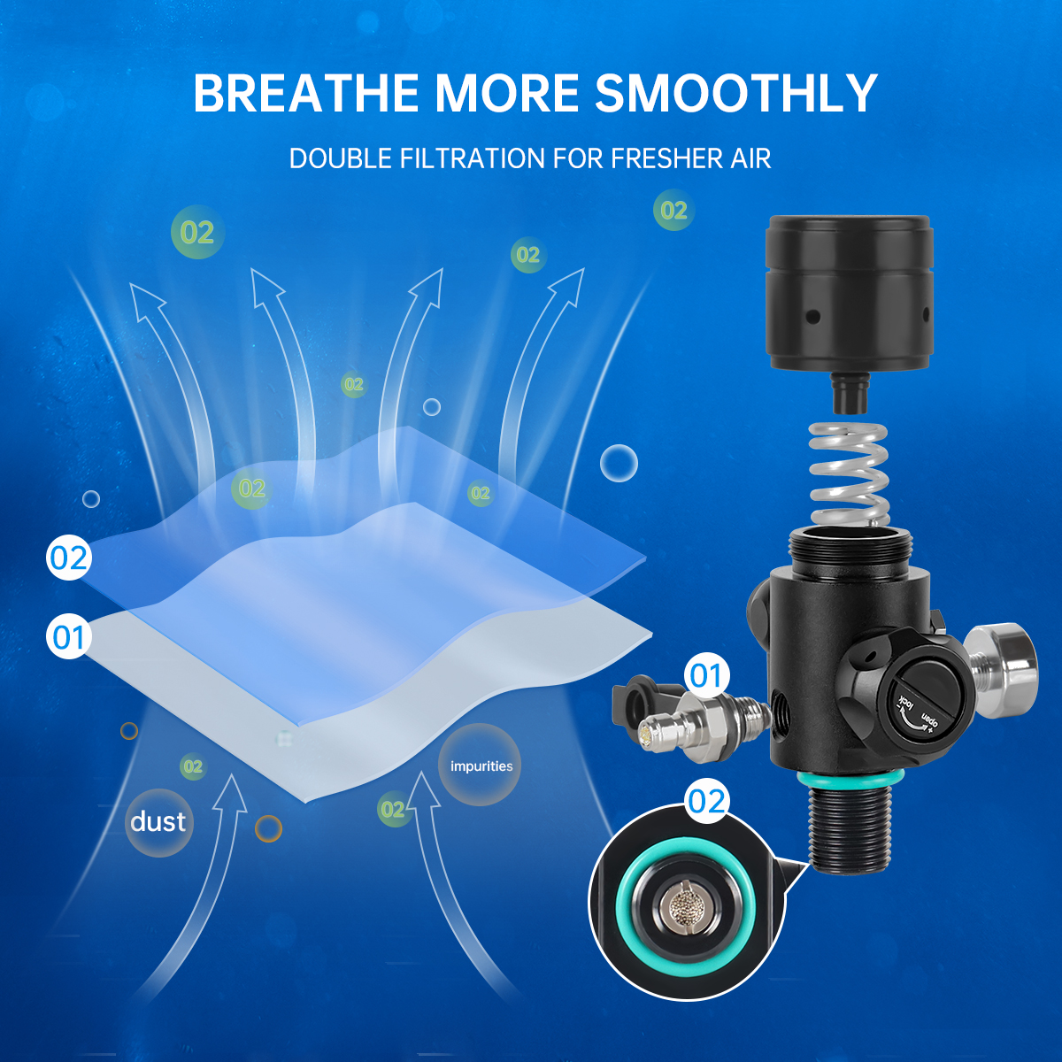 DIDEEP 4L Mini Scuba Diving Ta - Aquatic Diving recensie en prijs