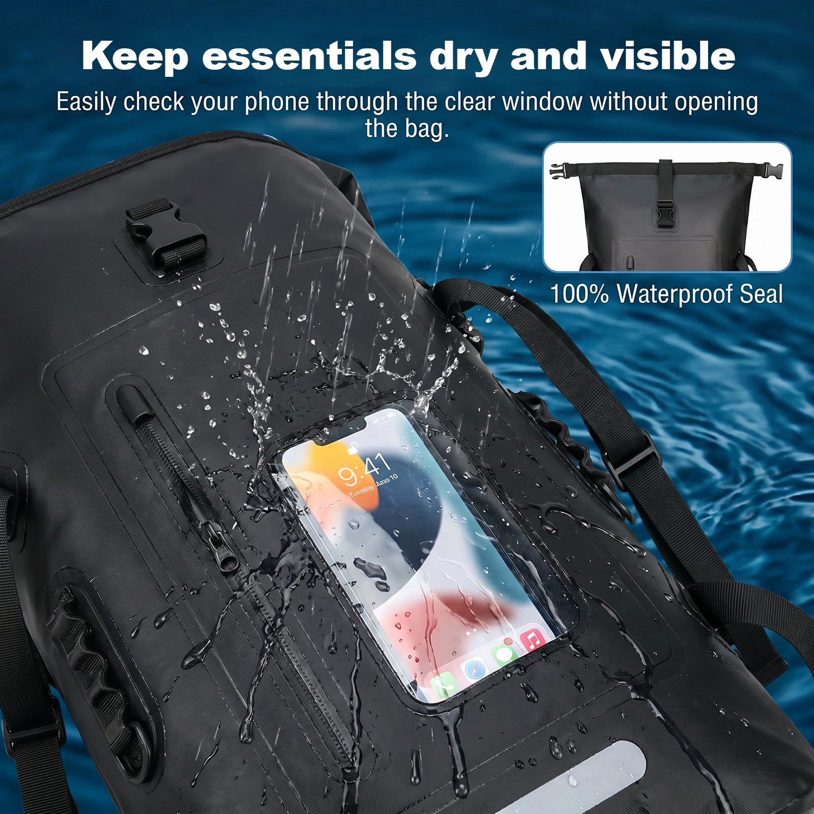 35L Waterproof Bag For Kayakin - Dry Bag Roll Top recensie en prijs