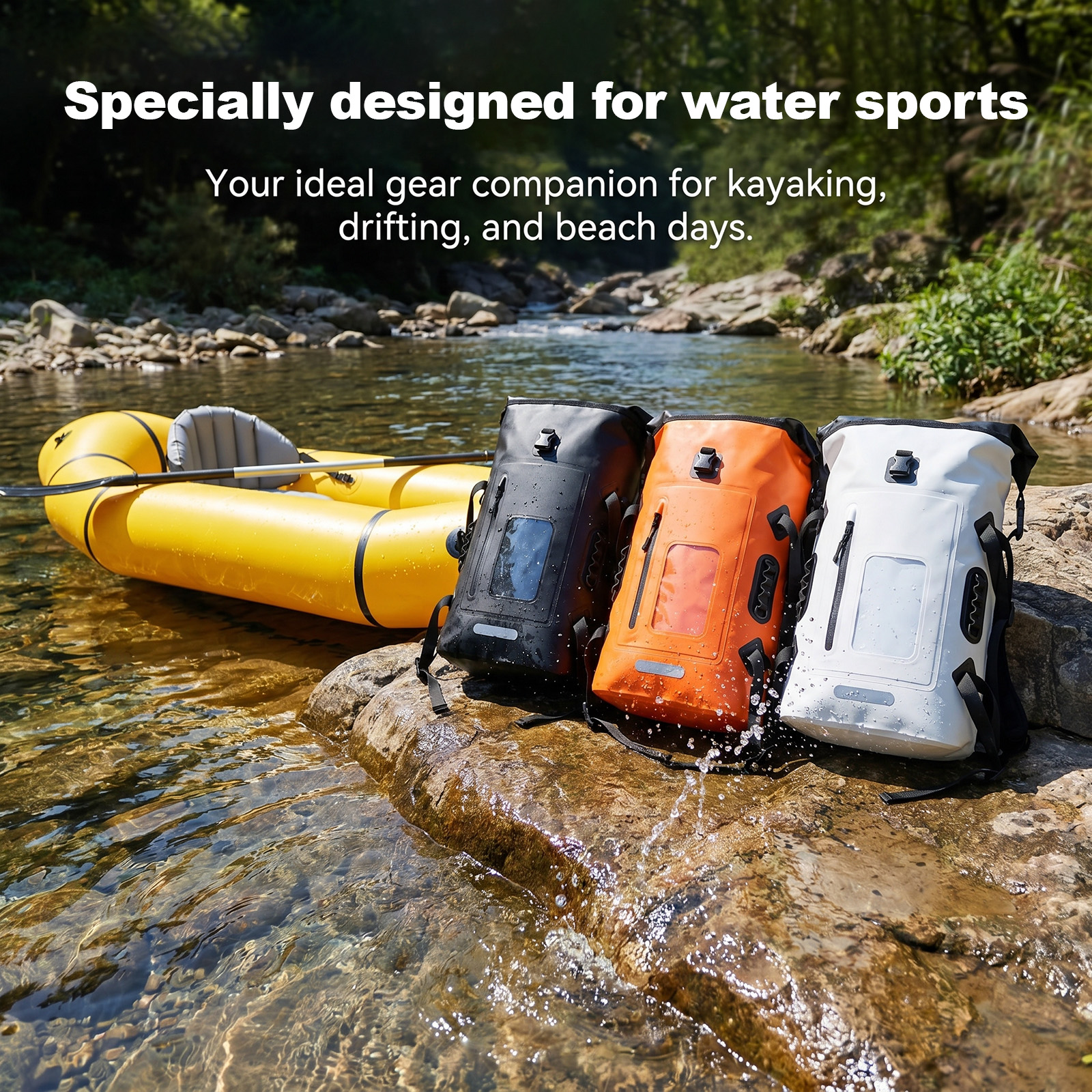 35L Waterproof Bag For Kayakin - Dry Bag Roll Top recensie en prijs
