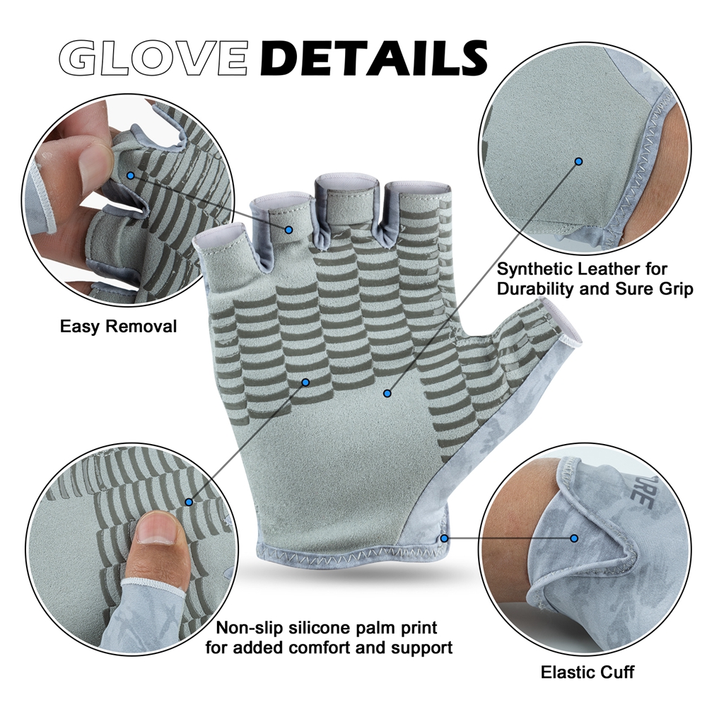 Goture Fingerless Fishing Glov - Spearfishing Glove recensie en prijs