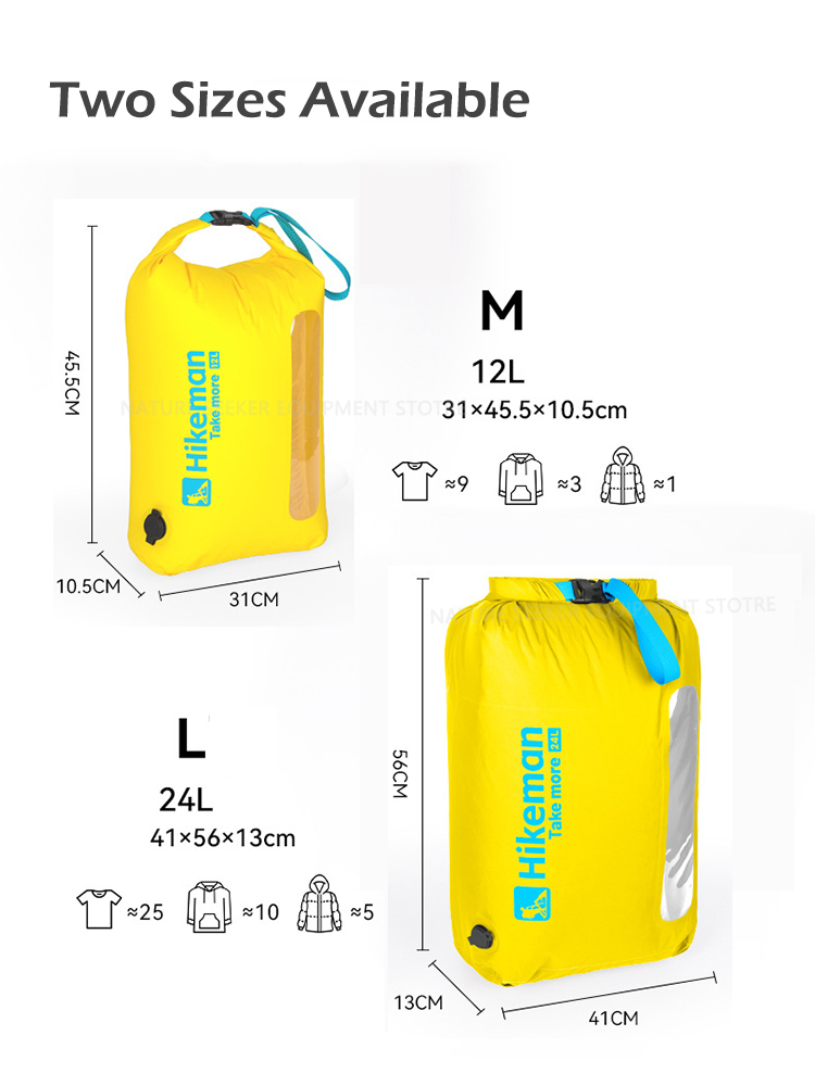 HIKEMAN Vacuum Compression Bag - Dry Bag Roll Top recensie en prijs