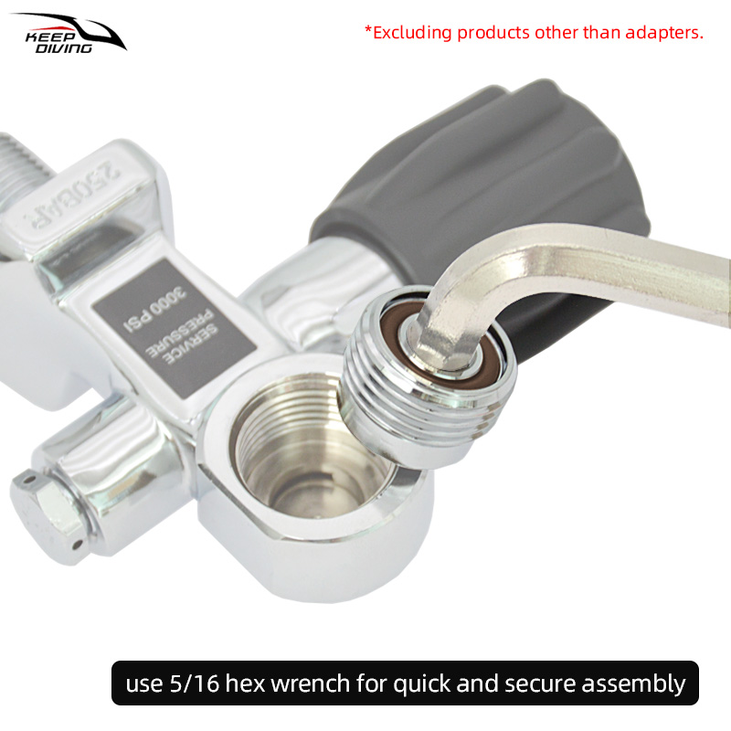 1Pcs DIN to Yoke Adapter Scuba - Aquatic Diving recensie en prijs