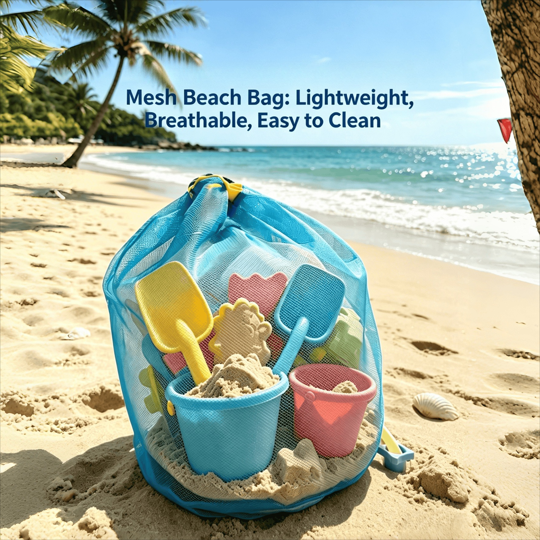 Large Mesh Drawstring Beach Ba - Dry Bag Roll Top recensie en prijs